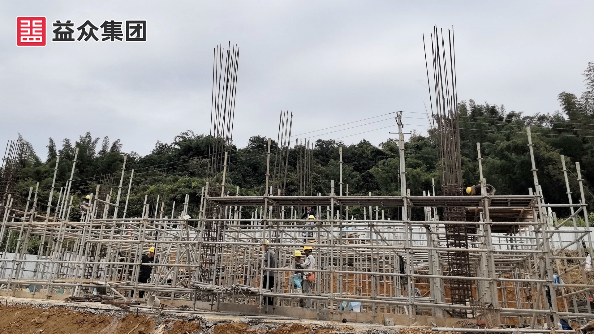 配電間、污泥脫水間支模架搭設(shè)_副本